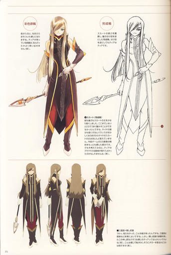 Tales of the Abyss - [ArtBook] Tales of the Abyss Illustrations - Kosuke Fujishima's Character Works